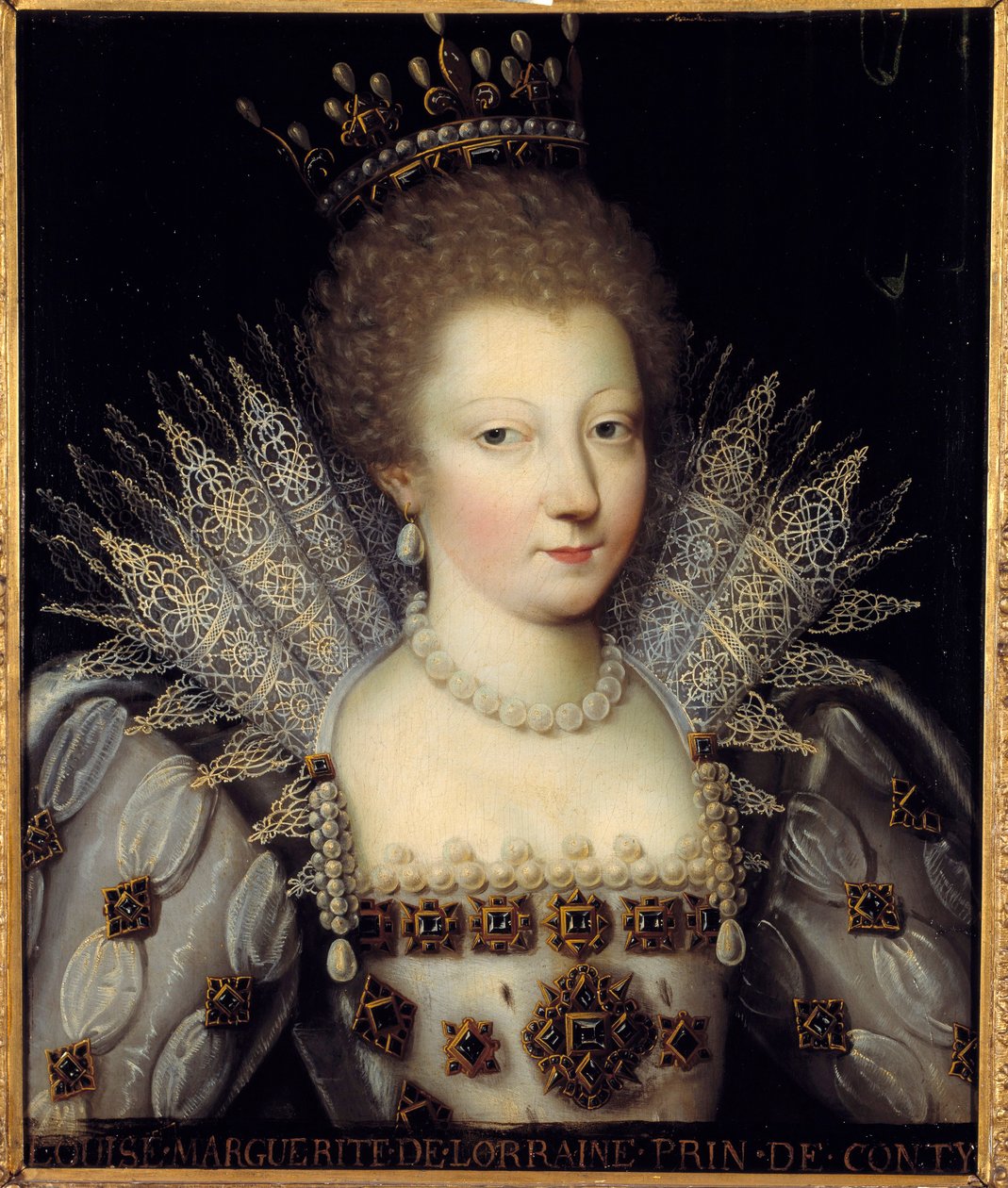 Portrait de Louise Marguerite de Lorraine, princesse de Conti - French School