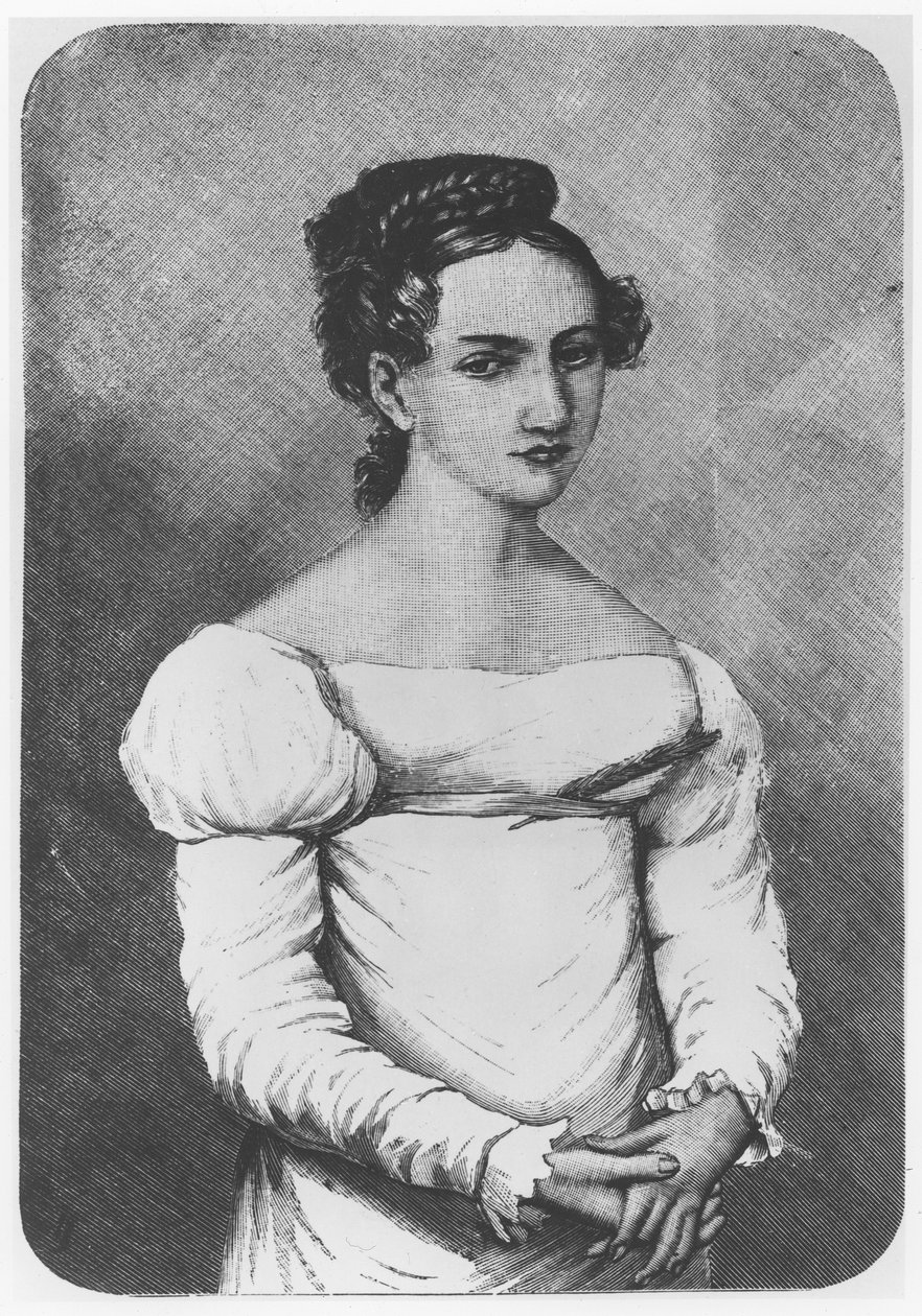 Portrait de Maria Wereszczaka - French School