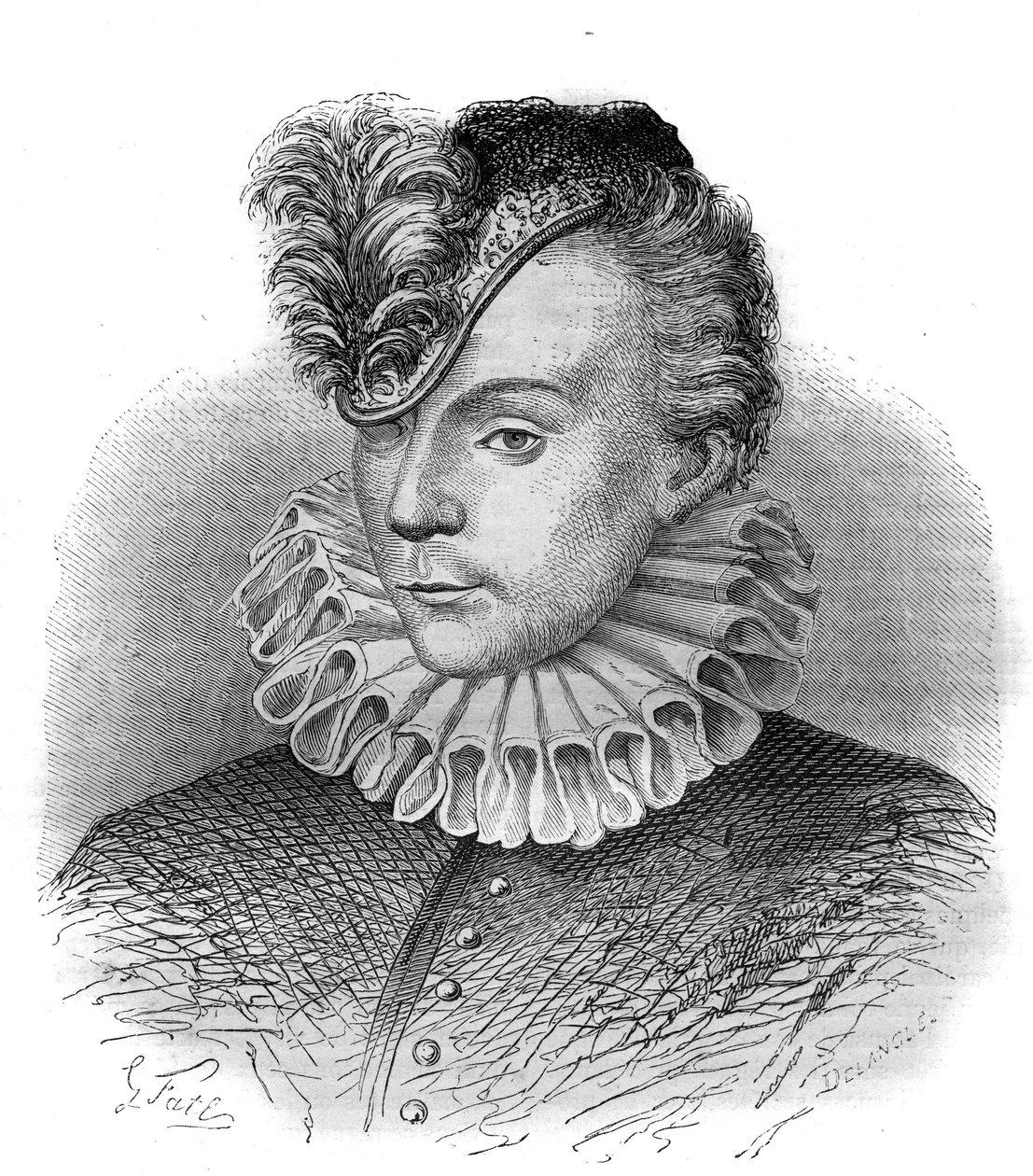 Portrait de Martin Ruze de Beaulieu (Martin russe) - French School