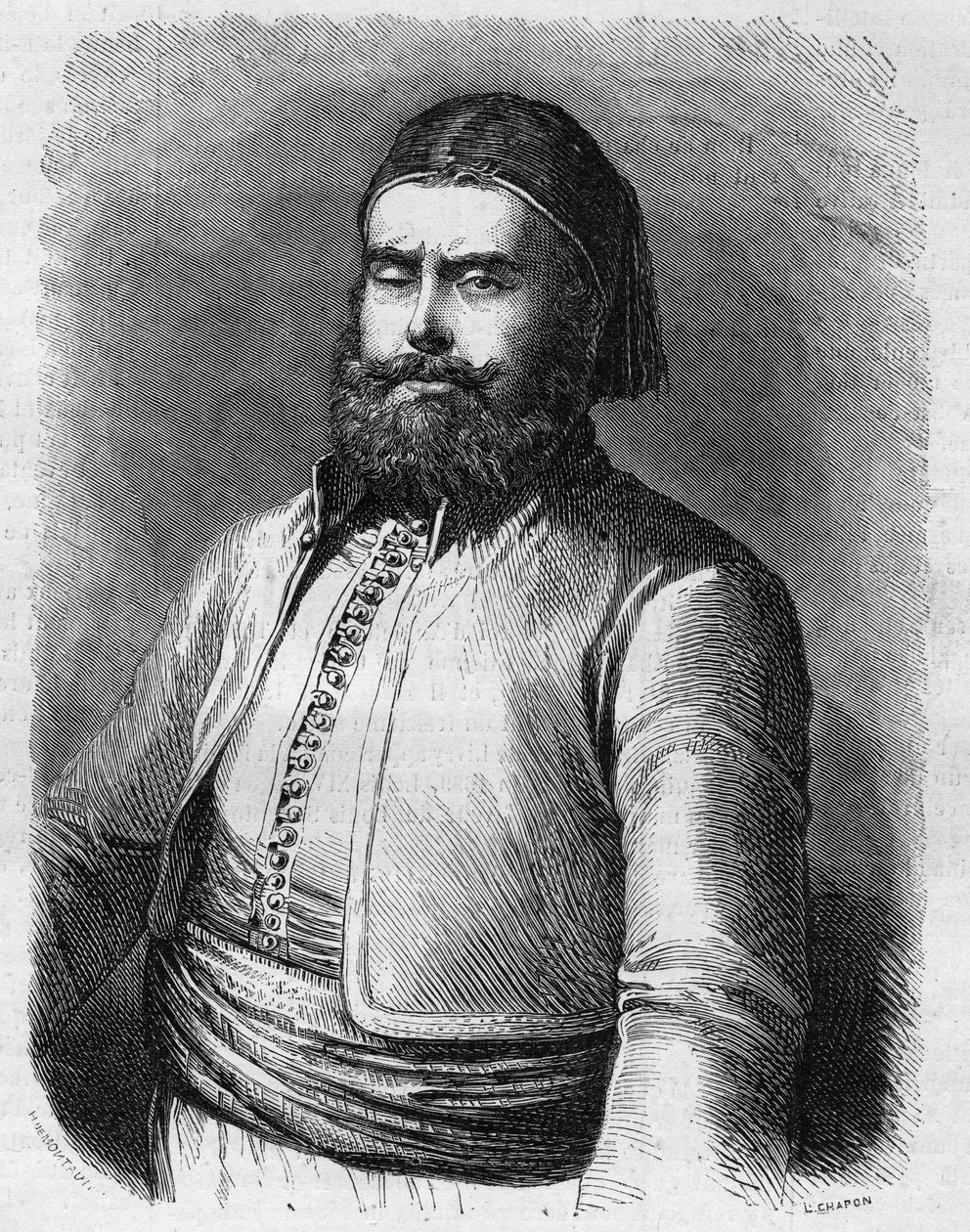 Portrait de Mohammed Saïd (1822-1863), Vice-roi (Pacha) d