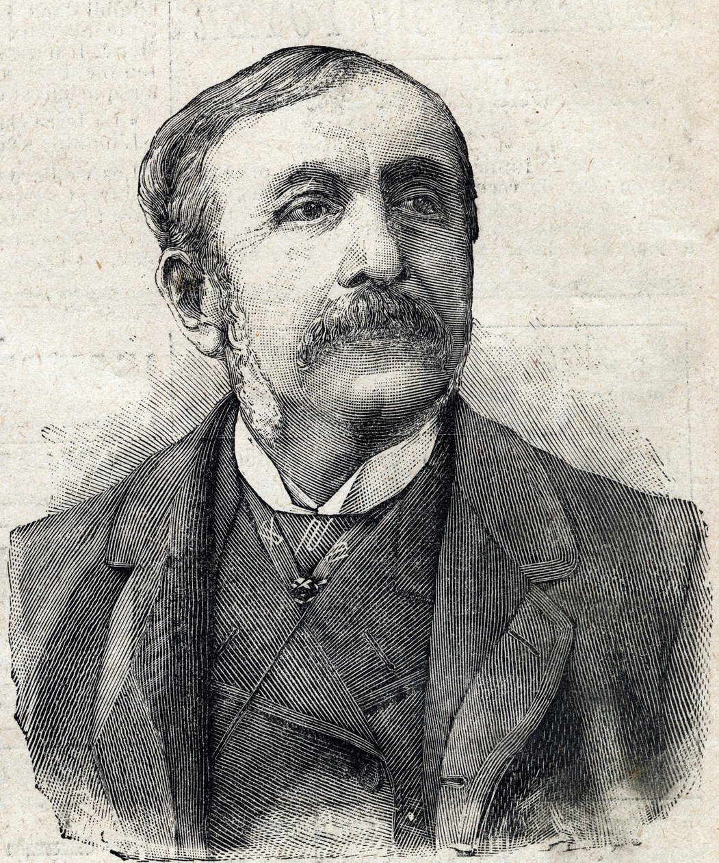 Portrait de Paul, comte de Rémusat (1831-1897) journaliste et écrivain français - French School