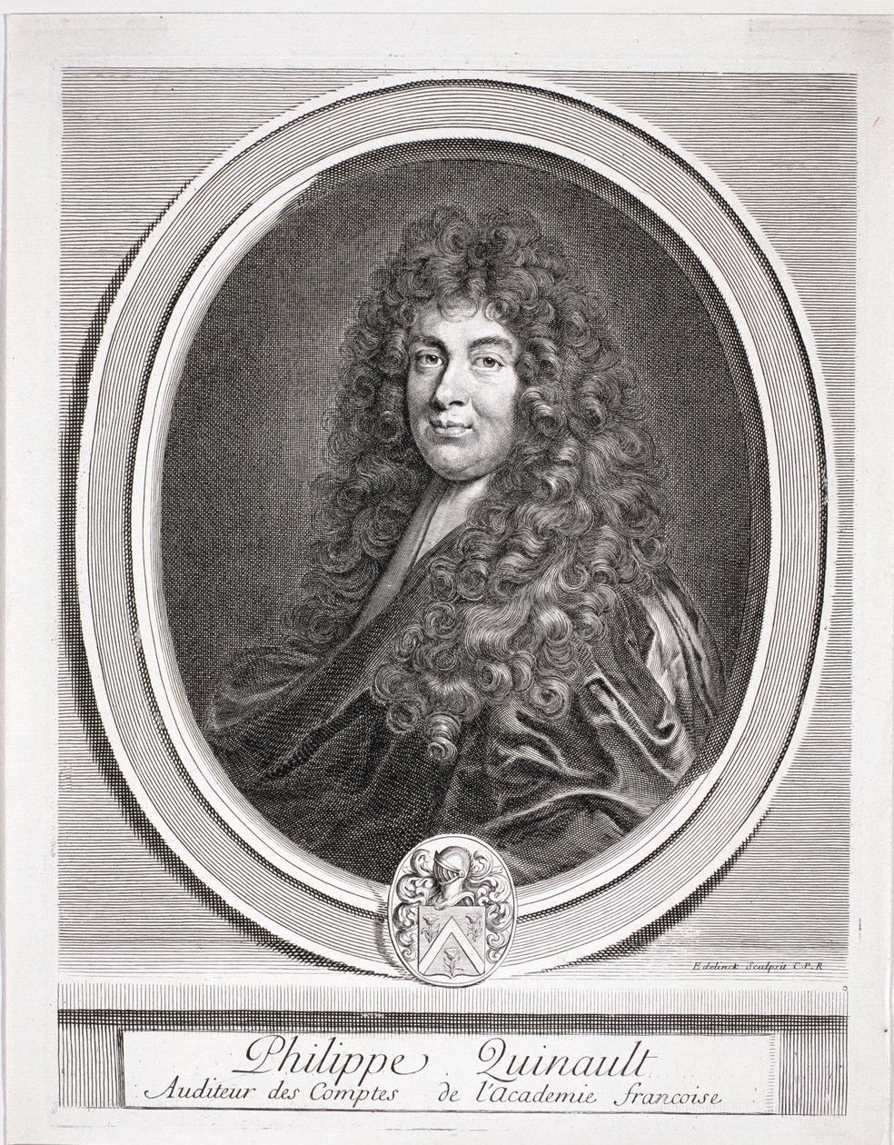 Portrait de Philippe Quinault (1635-88) - French School