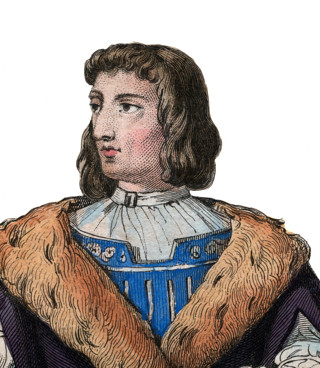 Portrait de Philippe de Commynes (1447-1511), écrivain et diplomate français - French School