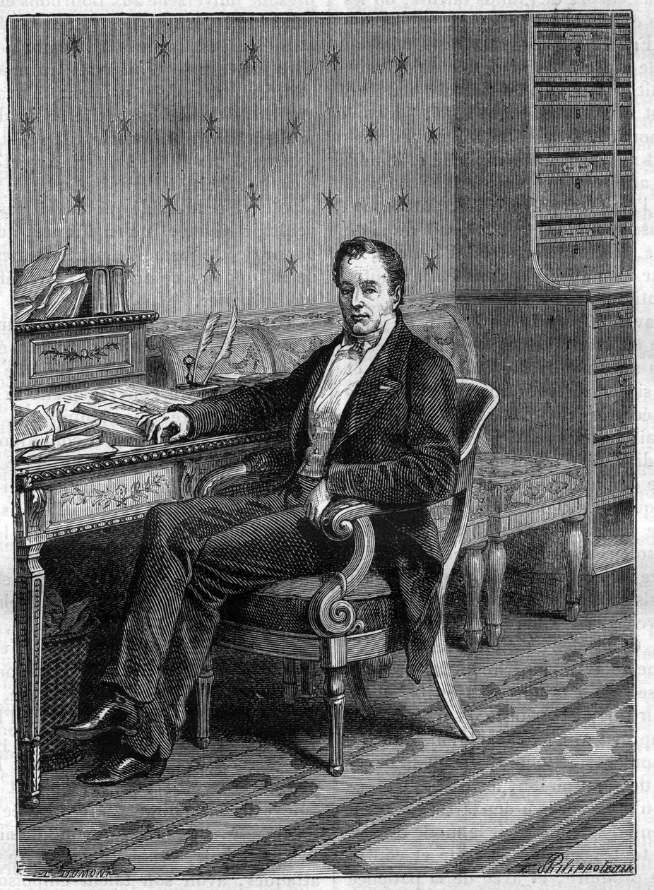 Portrait de Pierre Paul Royer-Collard - French School
