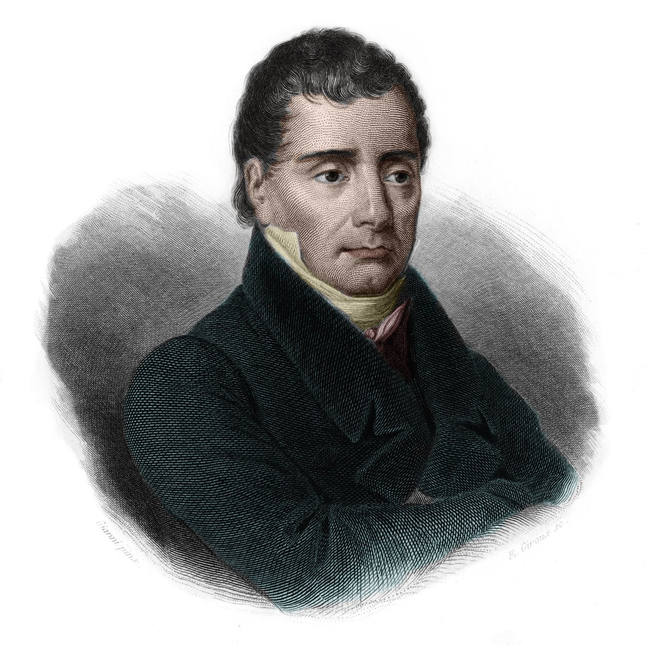 Portrait de Pierre Paul Royer-Collard - French School