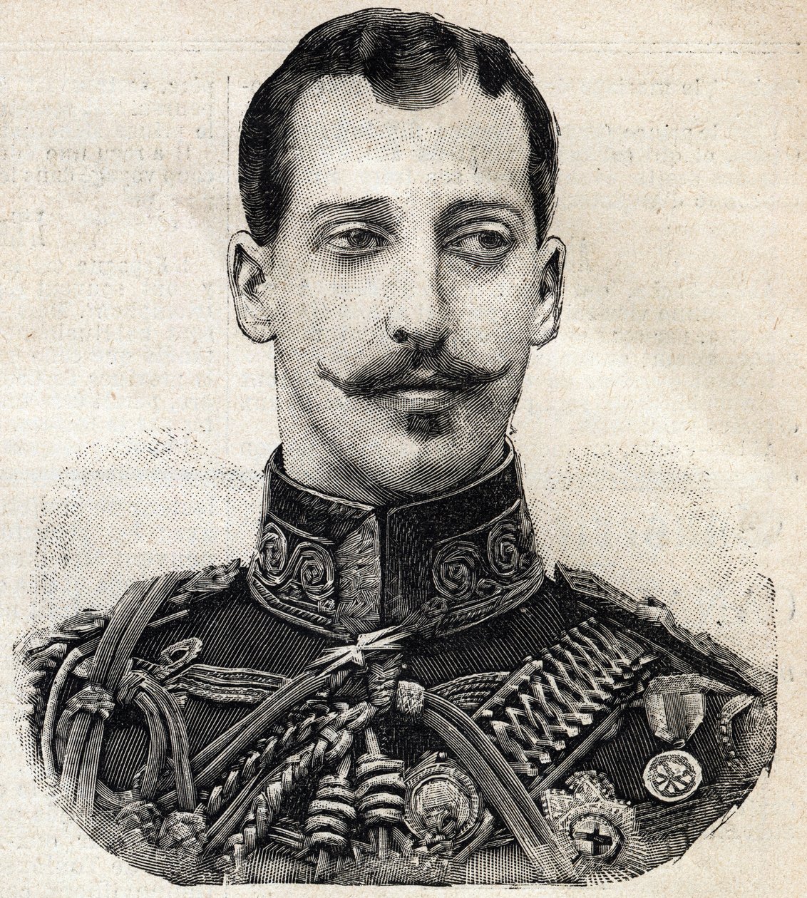 Portrait du prince Albert Victor (1864-1892), duc de Clarence et Avondale, et petit-fils de la reine Victoria d