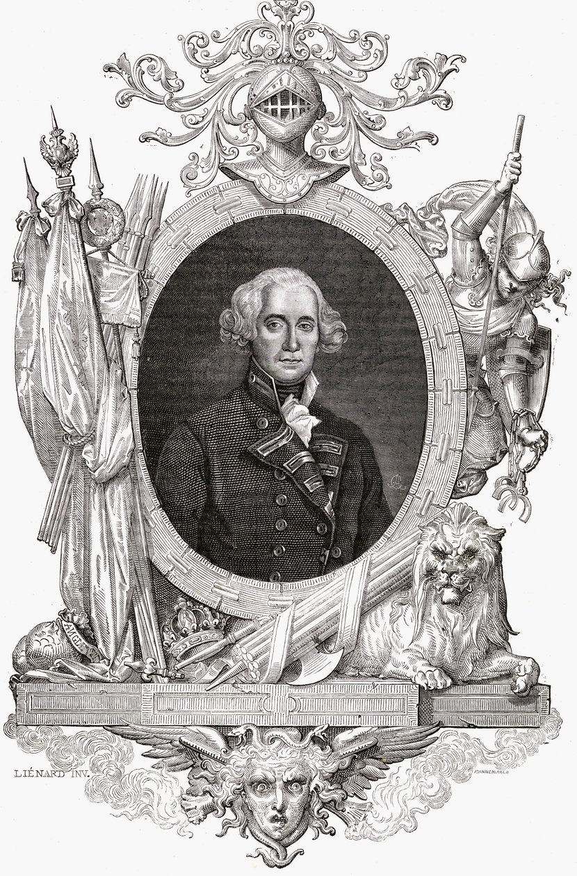 Portrait de Richard, comte Howe (1726-99) officier de marine anglais - French School