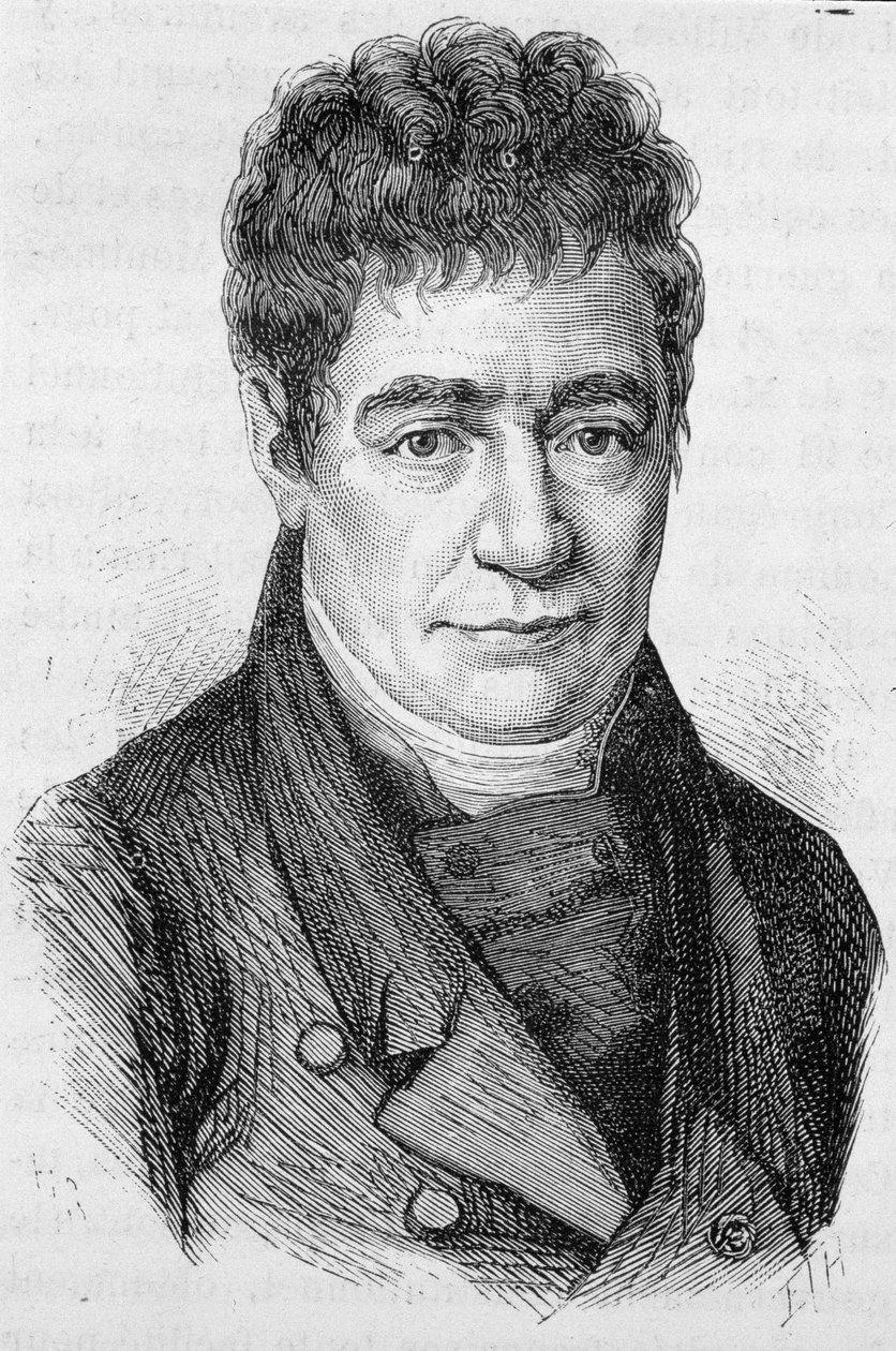 Portrait de Silvestre de Sacy - dans « L