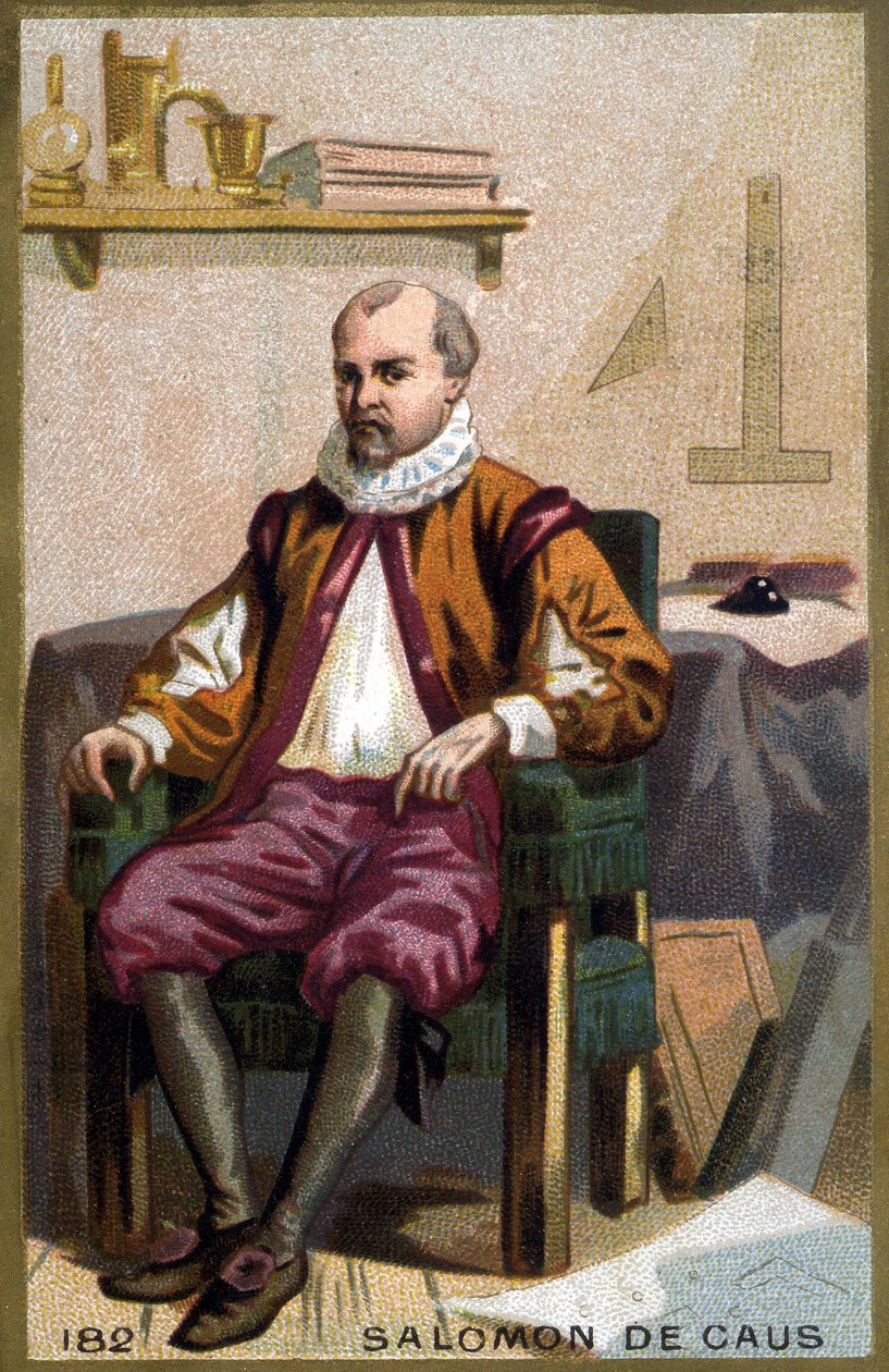 Portrait de Salomon de Caus (1576-1626) - French School