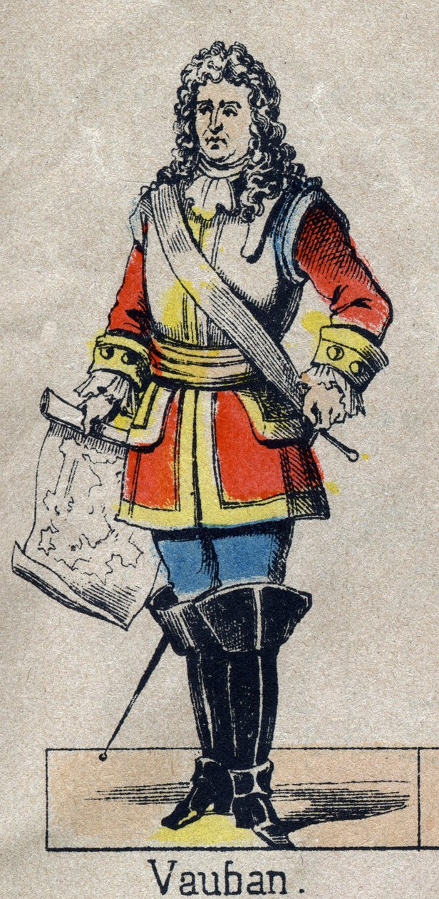 Portrait de Vauban Sébastien le Prestre, maréchal de France. Image d