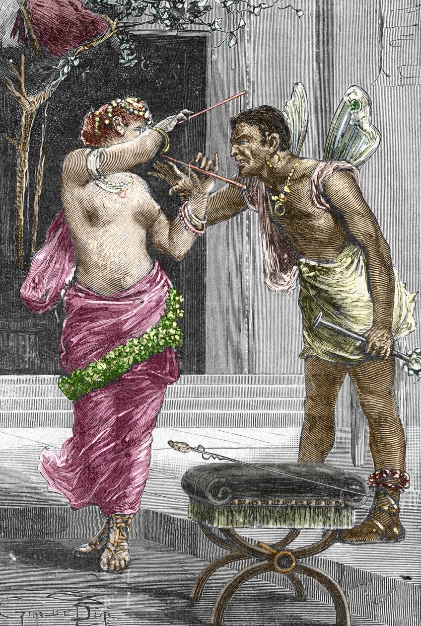 Portrait de la courtisane et actrice Théodora avant son mariage avec l
