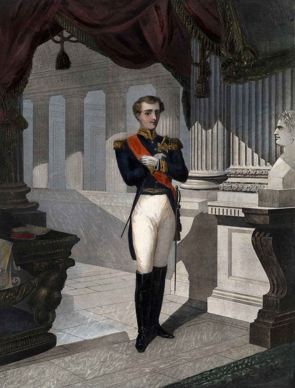 Portrait du Roi de Rome Napoléon II, Duc de Reichstadt (1811-1832) fils de l