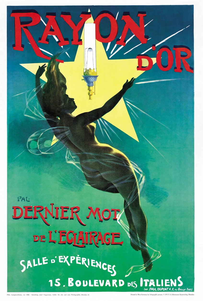 Affiche publicitaire pour l