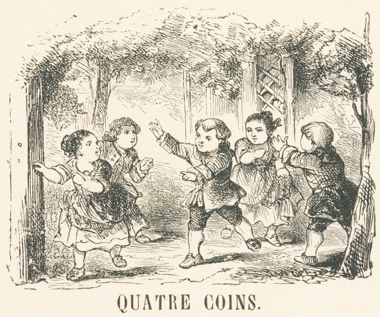 Q: Quatre coins - French School