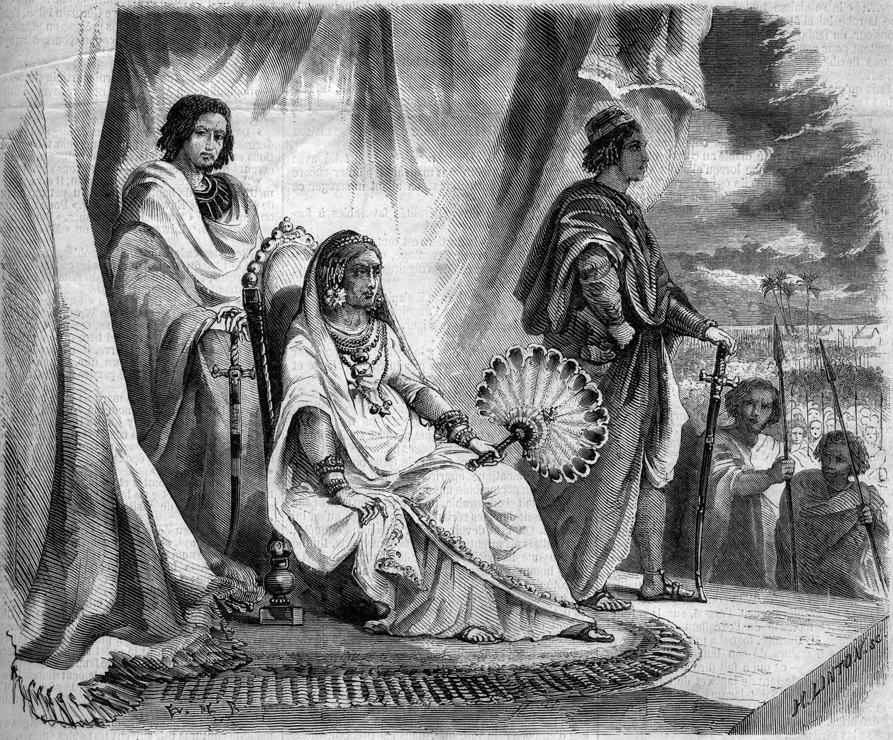 Reine Ranavalo Manjaka I (Ranavalona - French School