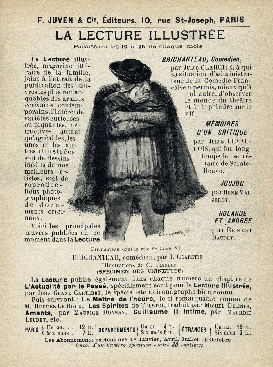 Lecture illustrée. Publication dans "Tales de Pantruche et d