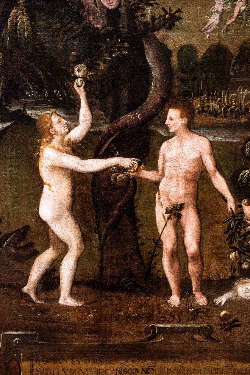 Allégorie religieuse sur le thème des Saints Innocents, détail - French School