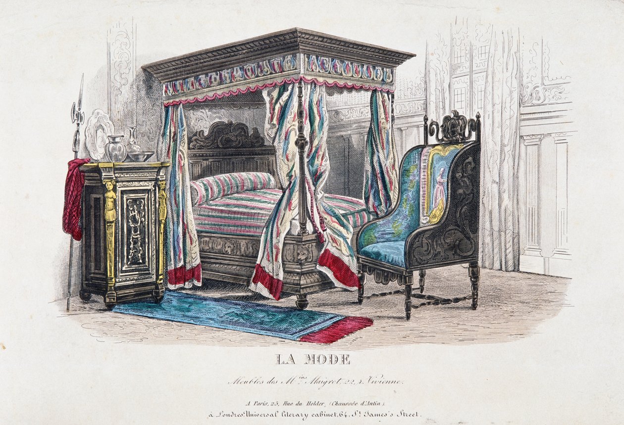 Intérieur de style Renaissance révisé et interprété dans le goût de l