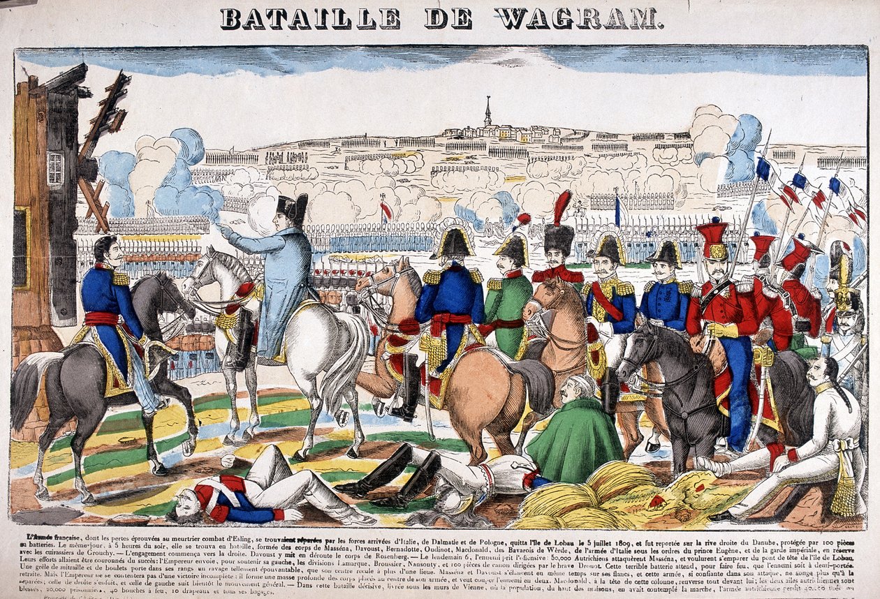 Représentation de la bataille de Wagram, 5 juillet - French School