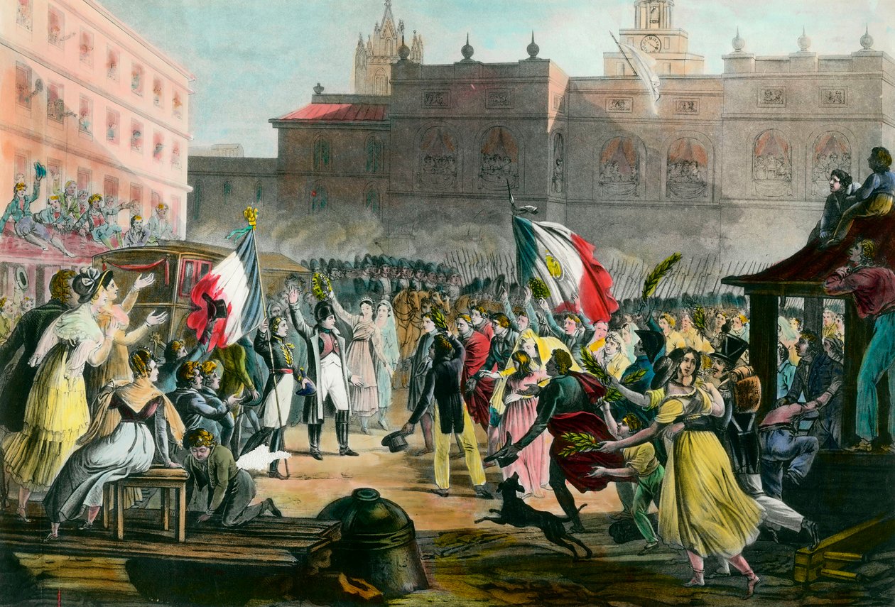 Retour de Napoléon Bonaparte (1769-1821) de l