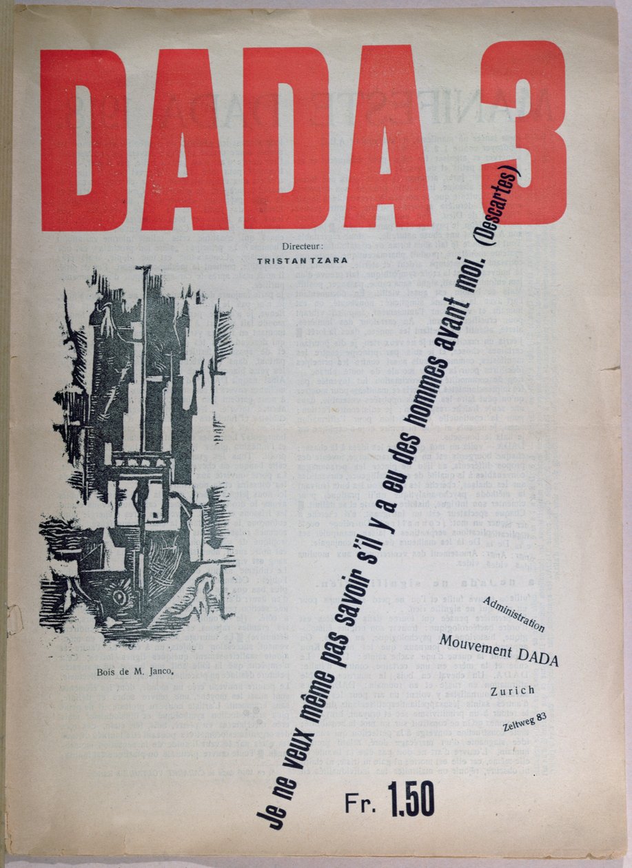 Revue Dada no.3, décembre 1918 - French School