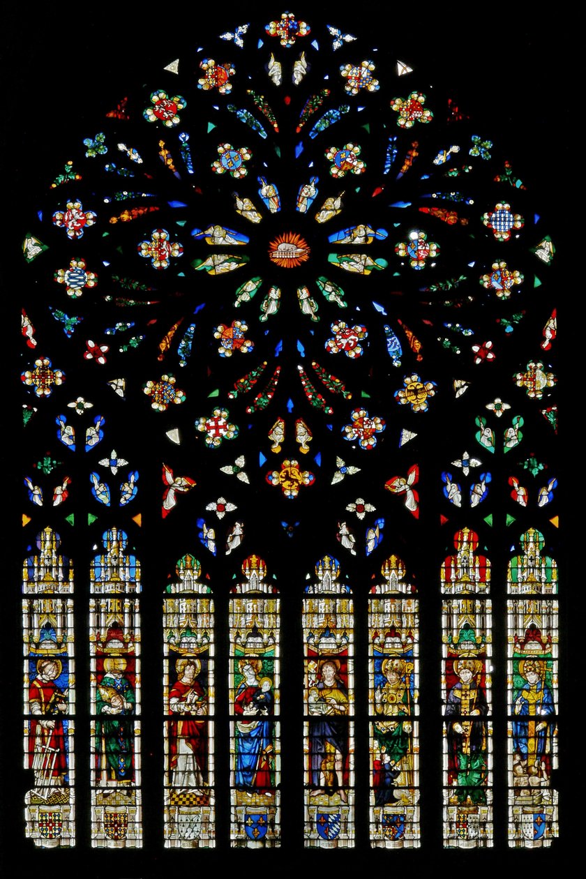 Rosace par Jean de Dampmartin - French School