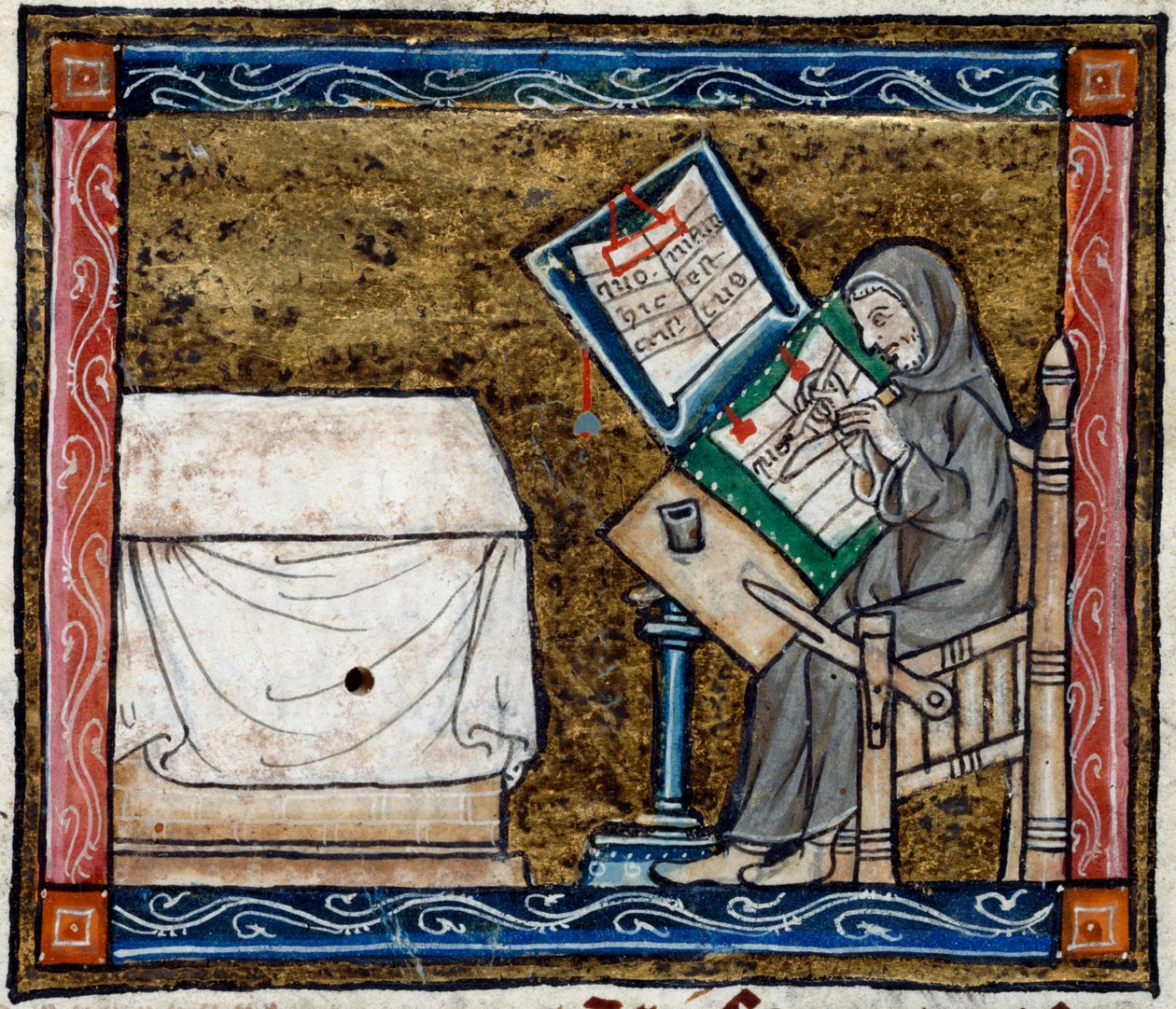 Scribe copiant d