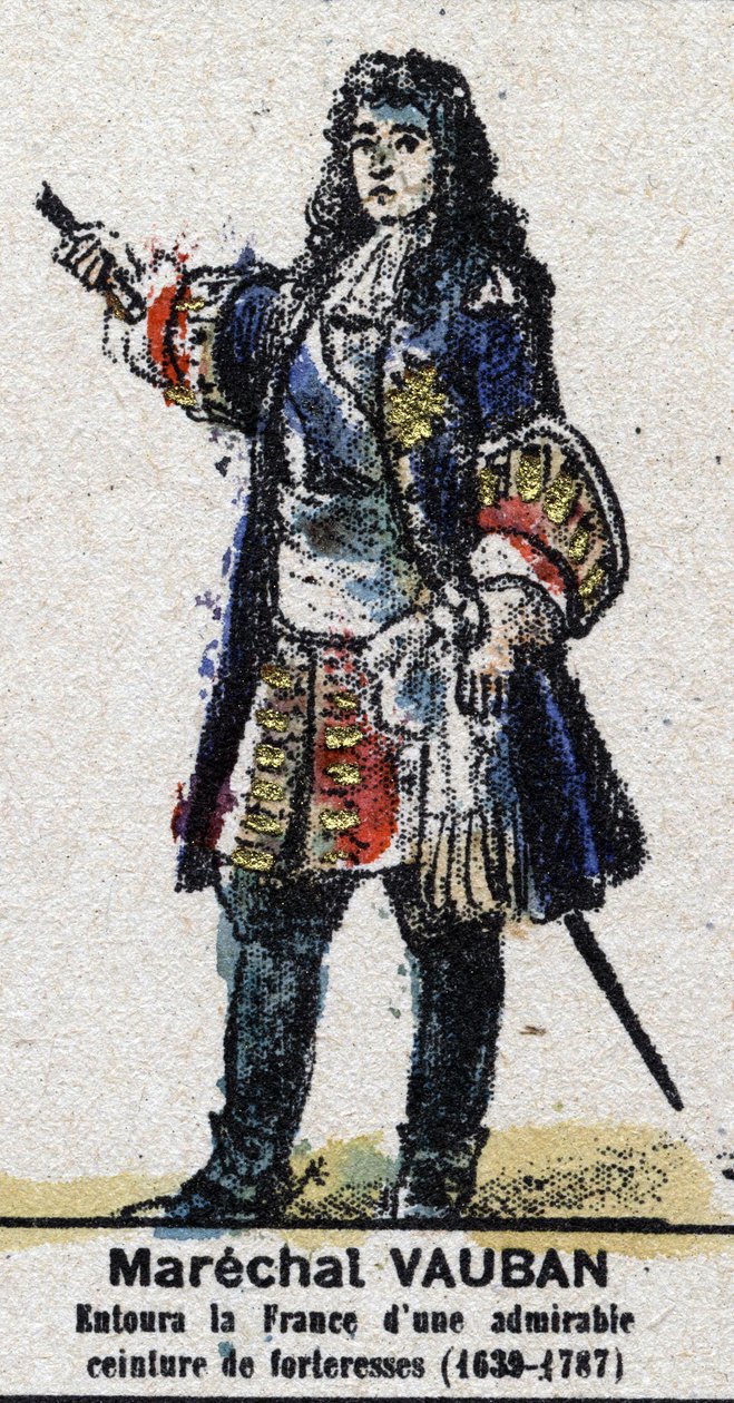 Sébastien Le Prestre de Vauban (1633-1707), maréchal de France. Dans "Galerie des rois et reines de France et des personnages illustres de 1643 à 1895" Image d