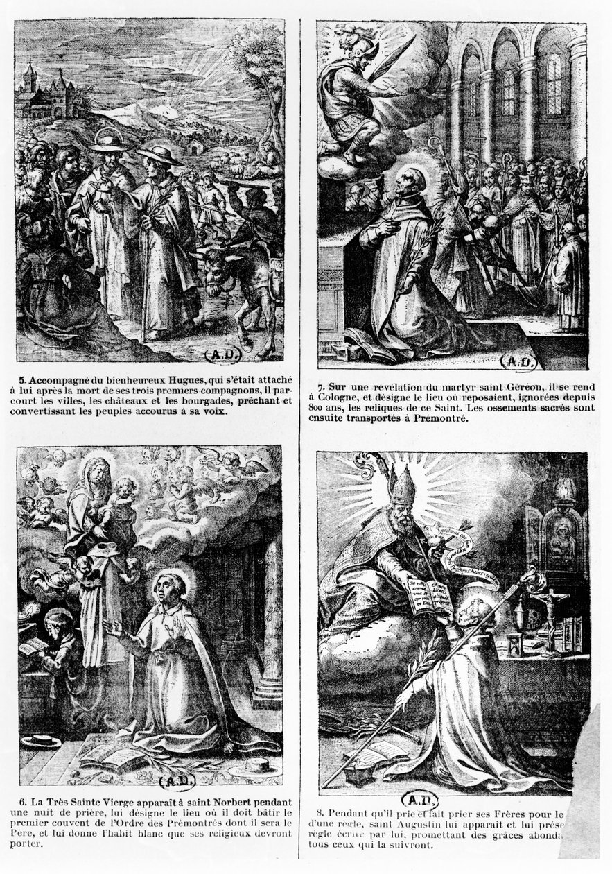 Scènes de la vie de Saint Norbert, fondateur de l