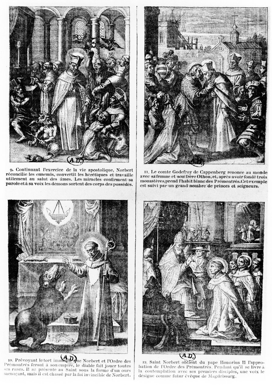 Scènes de la vie de Saint Norbert, fondateur de l