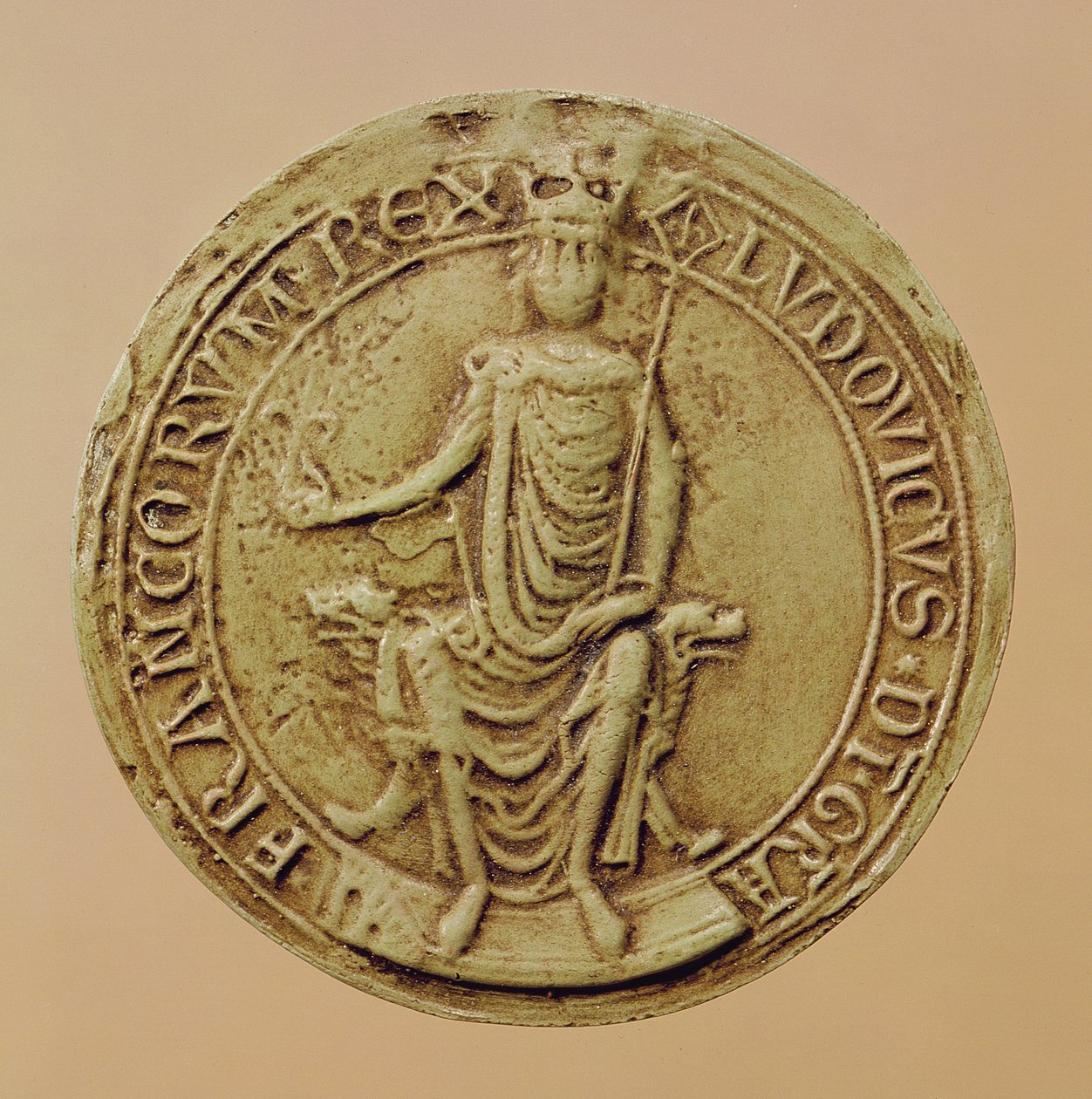 Sceau de Louis VIII (1187-1226) - French School