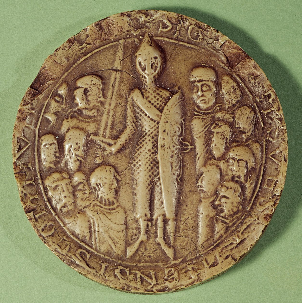 Sceau de la Commune de Soissons, 1228 - French School