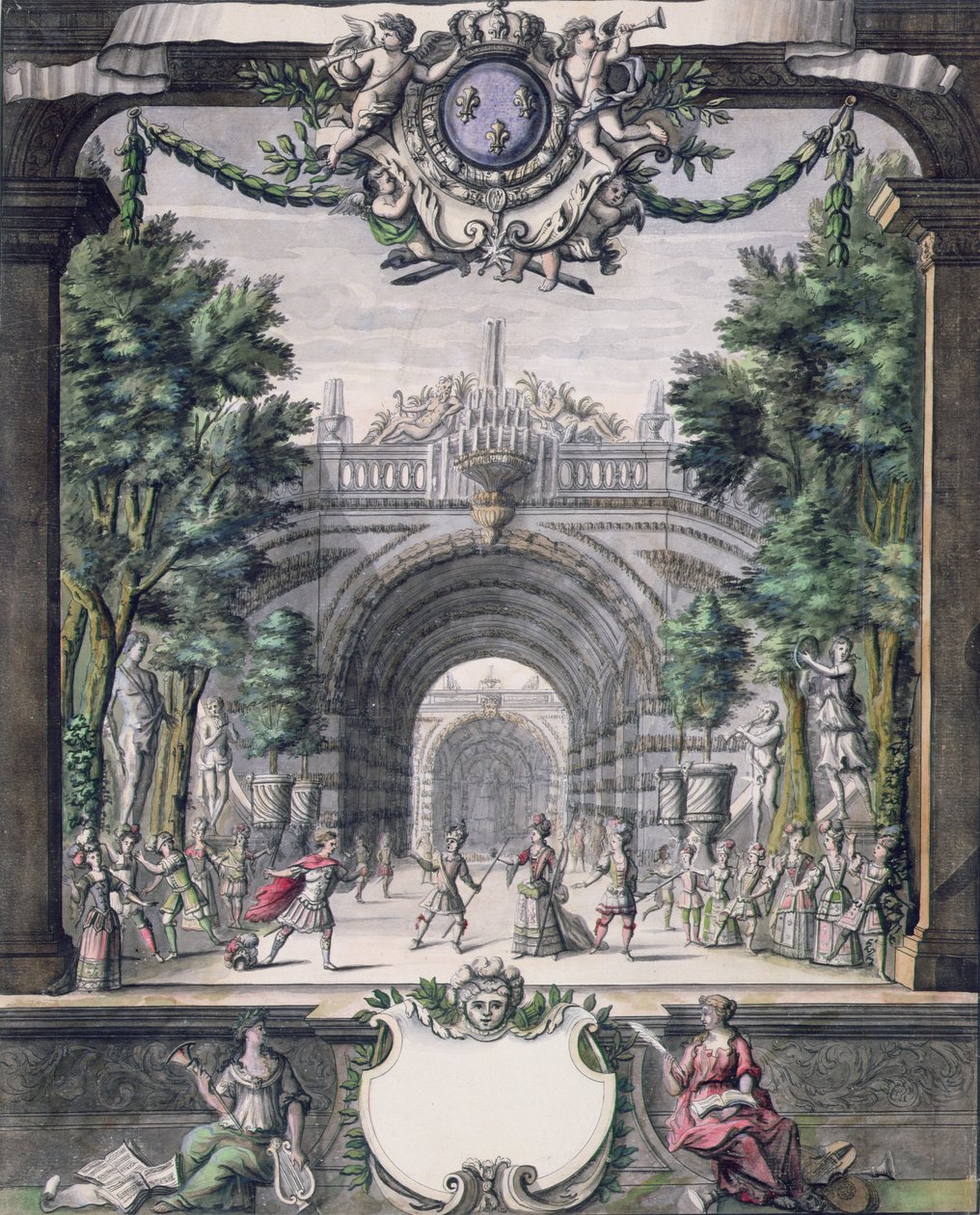 Décor pour un ballet non identifié, tiré d
