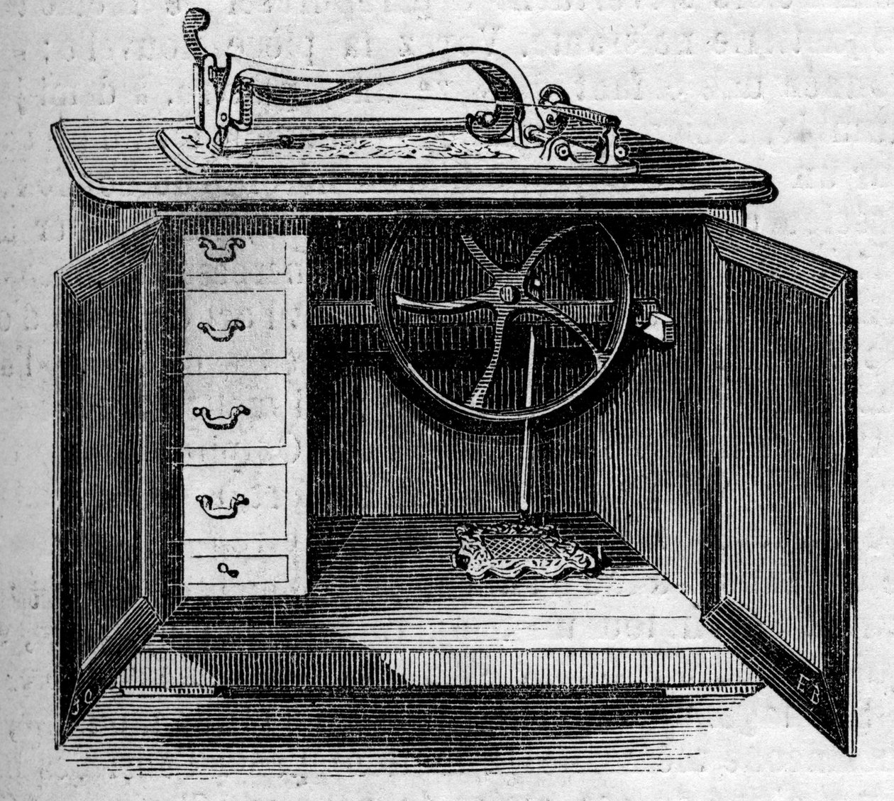 Machine à coudre - French School