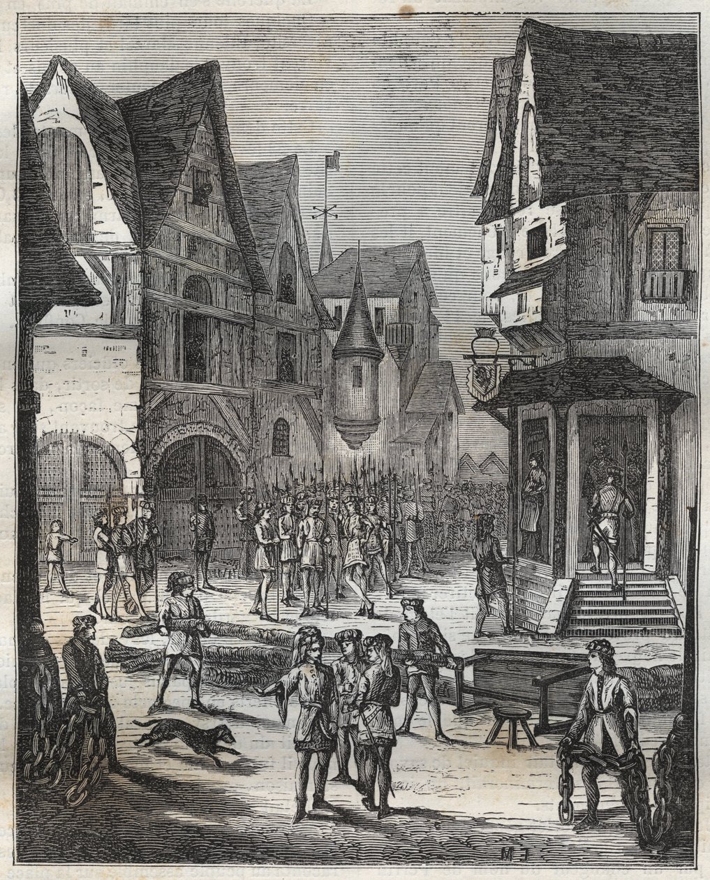 Siège de Paris (1358) - Le 22 février - French School