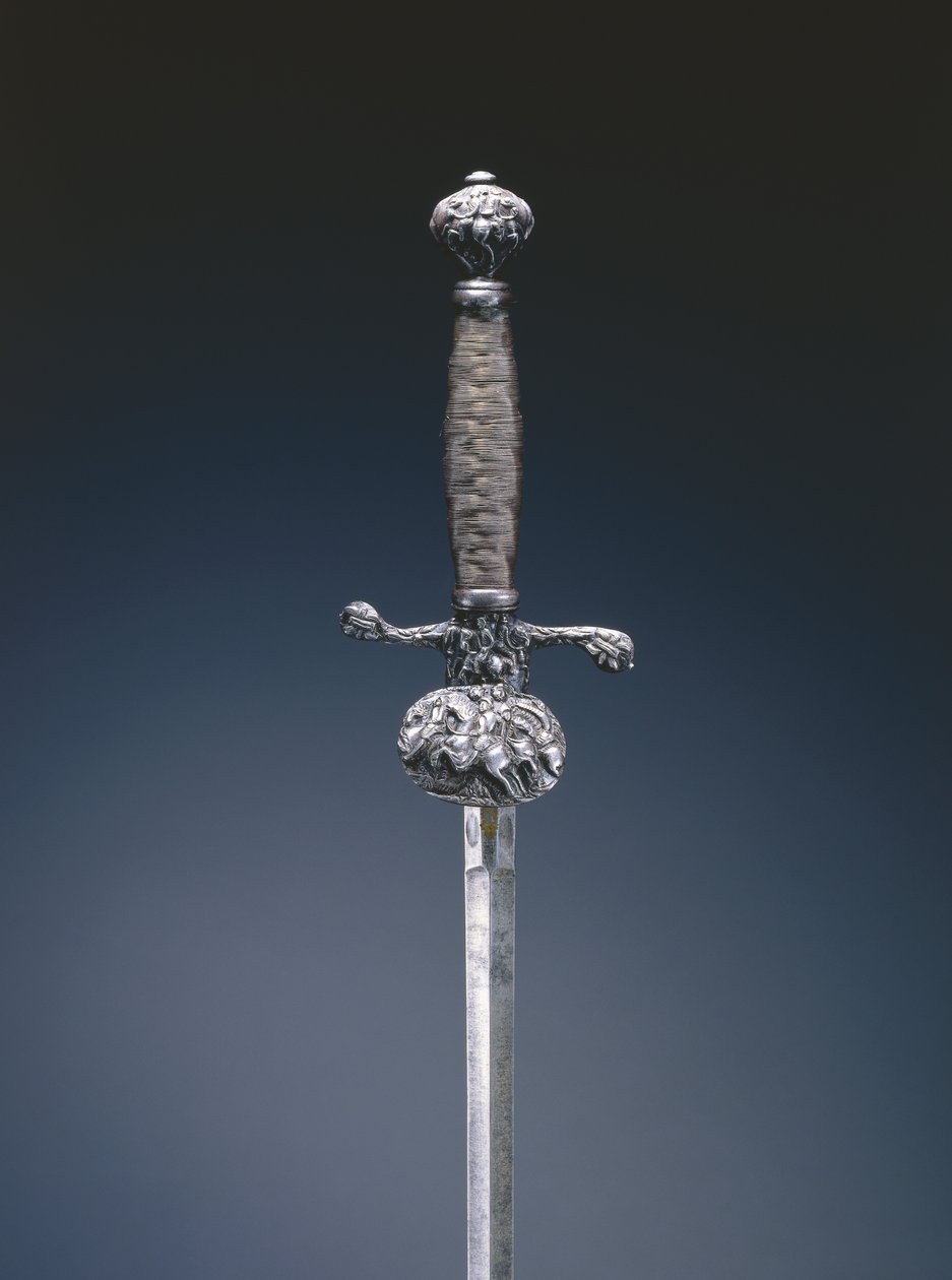 Petite épée (acier, incrustations d