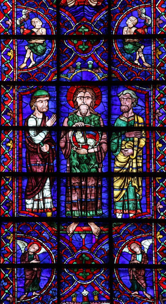 Saint Jean-Baptiste avec Agnus Dei - French School