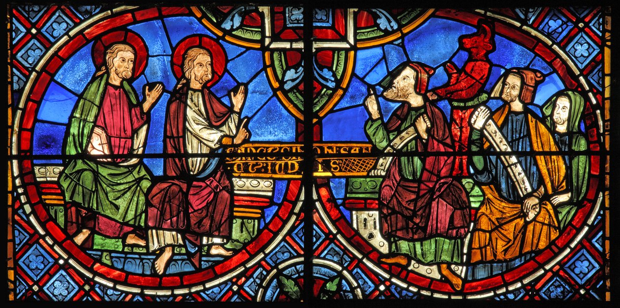 Saint Simon et Saint Jude avec des magiciens persans - French School