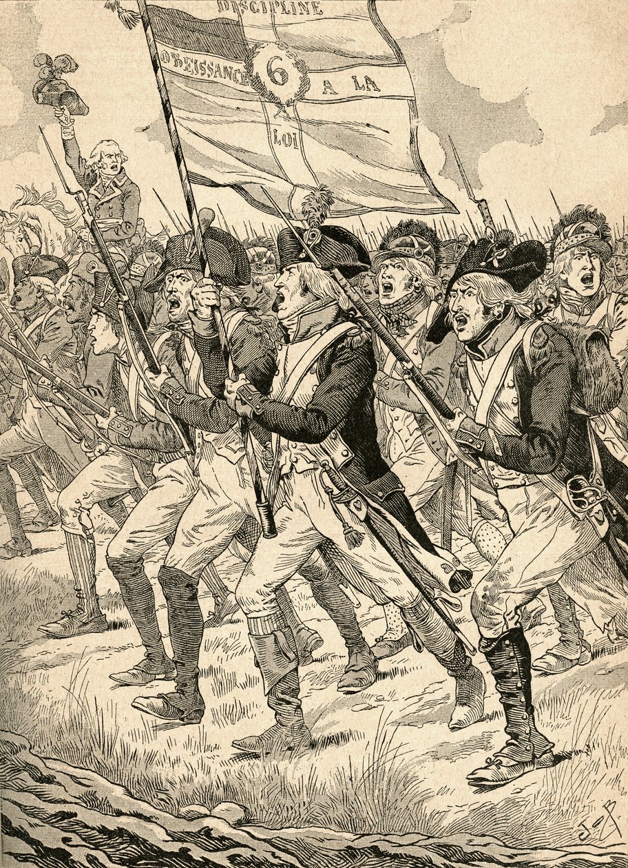 La bataille de Valmy - French School