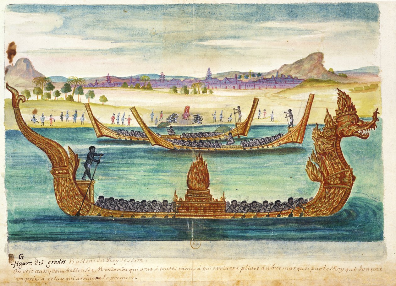 Les bateaux du roi du Siam, d