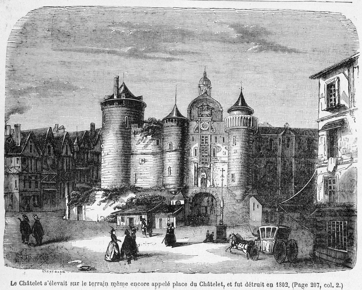 Le Châtelet au XVIIIe siècle - French School