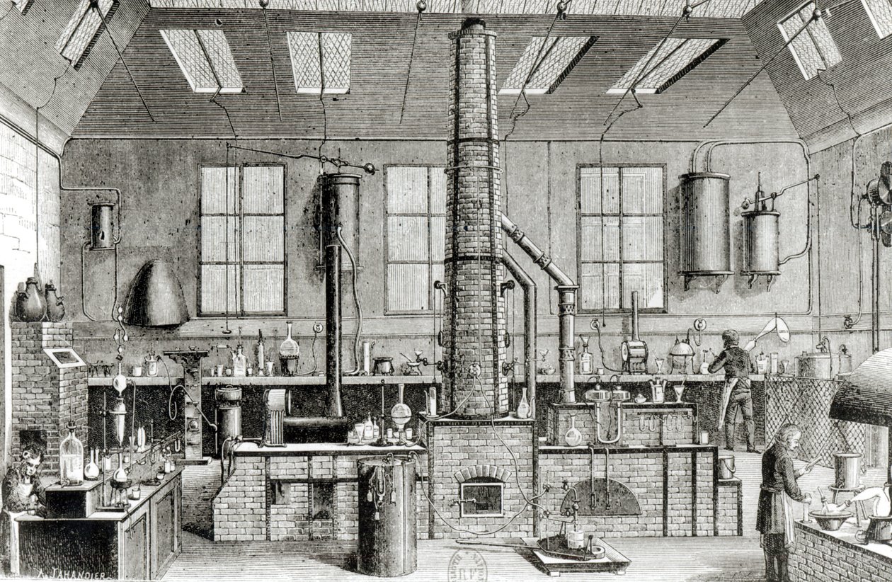 Le laboratoire de chimie d