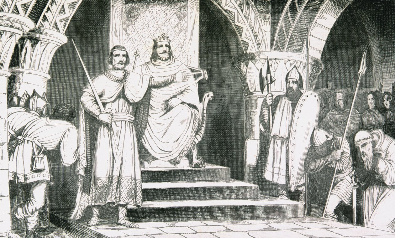 Le Couronnement de Chilpéric II (670-720), de 