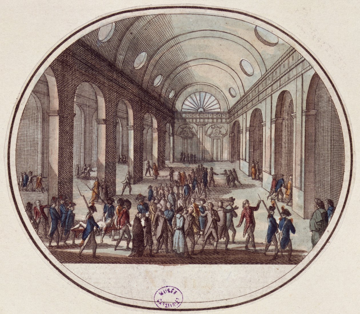 La mort de vingt et un députés girondins, 31 octobre 1793 (10 Brumaire An 2) - French School