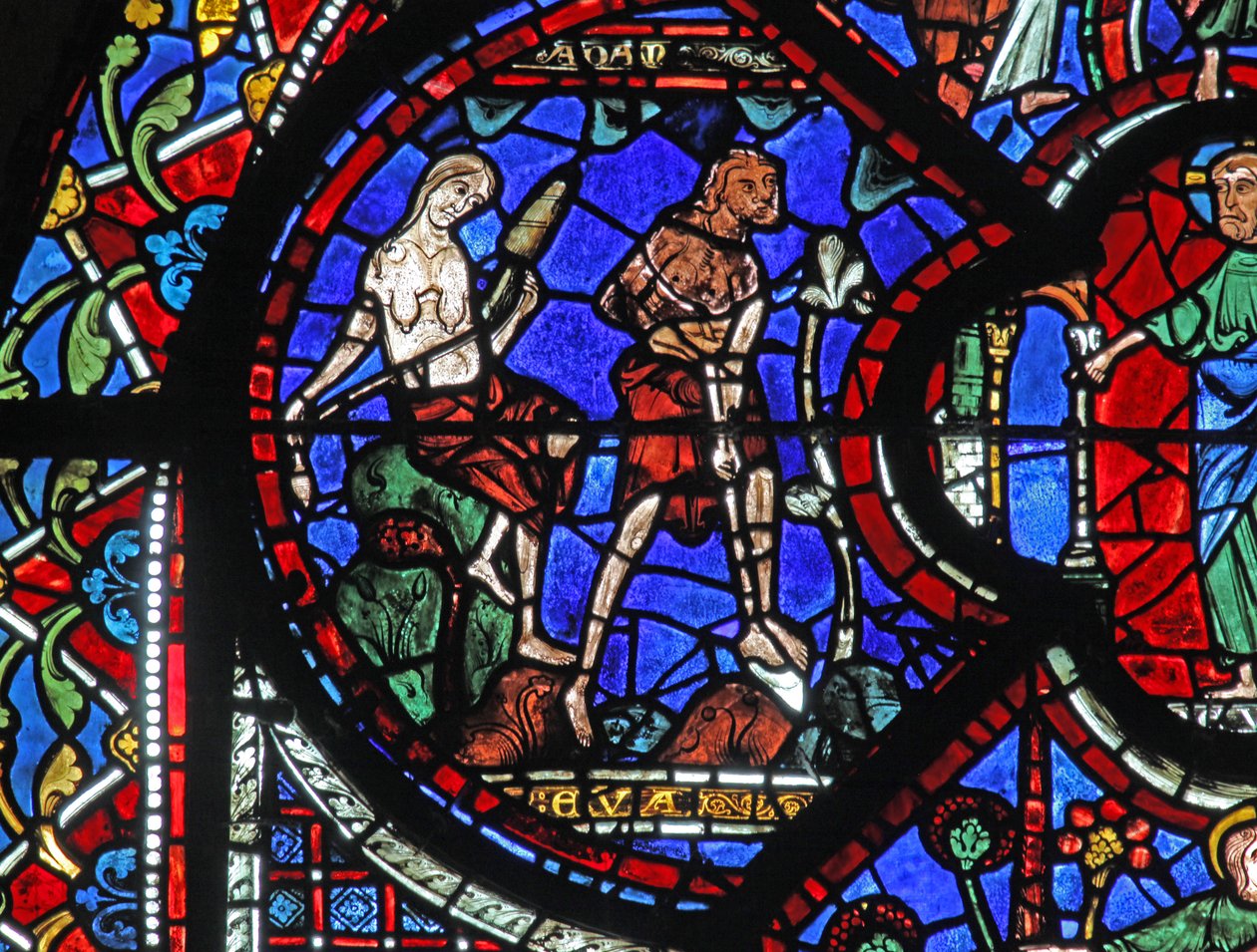 Le Bon Samaritain : Dieu condamne Adam et Ève à travailler - French School