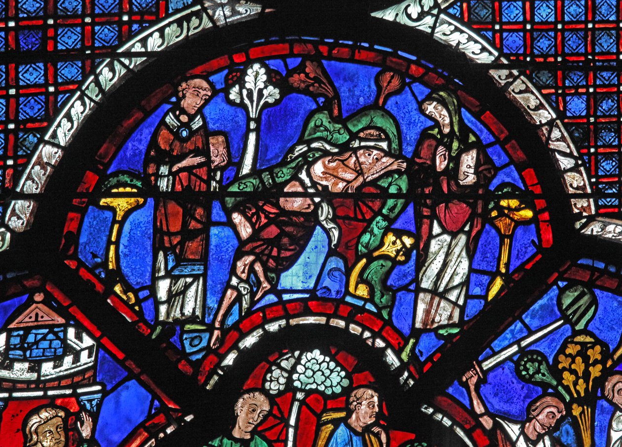 Le Bon Samaritain : un prêtre et un Lévite passent à côté - French School