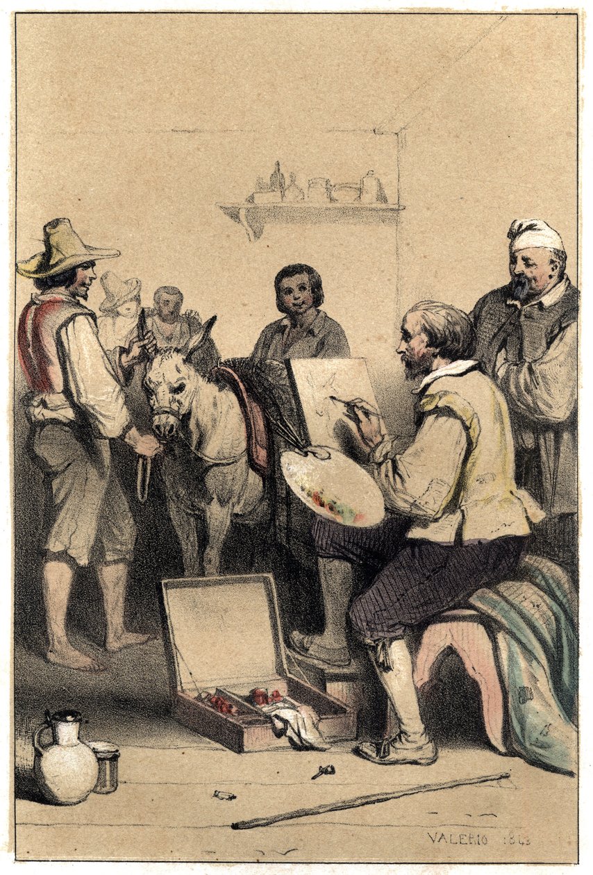 Le peintre italien Antonio Allegri (connu sous le nom de Corrège ou Le Corrège 1489-1534), signe l