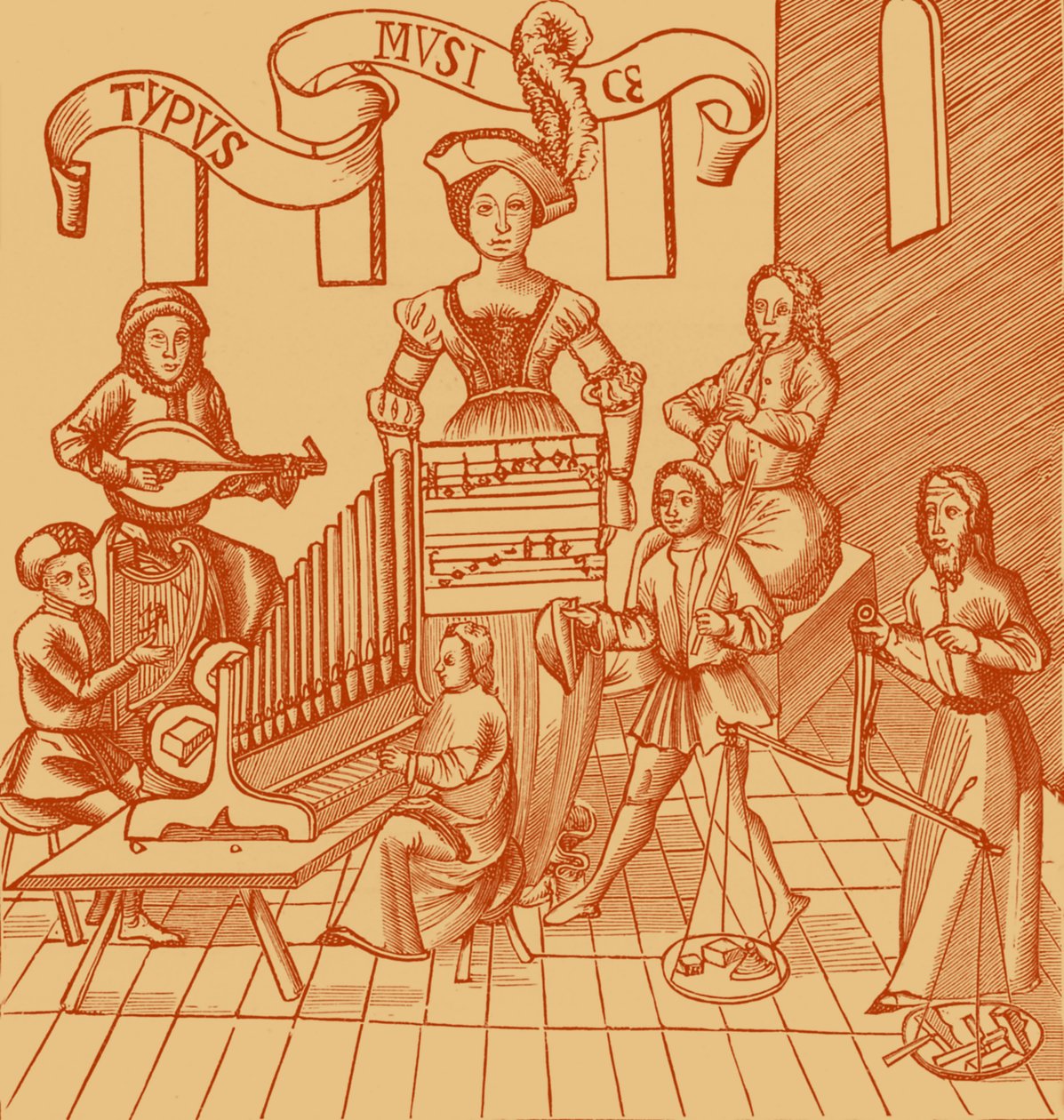 La Personnification de la Musique - French School