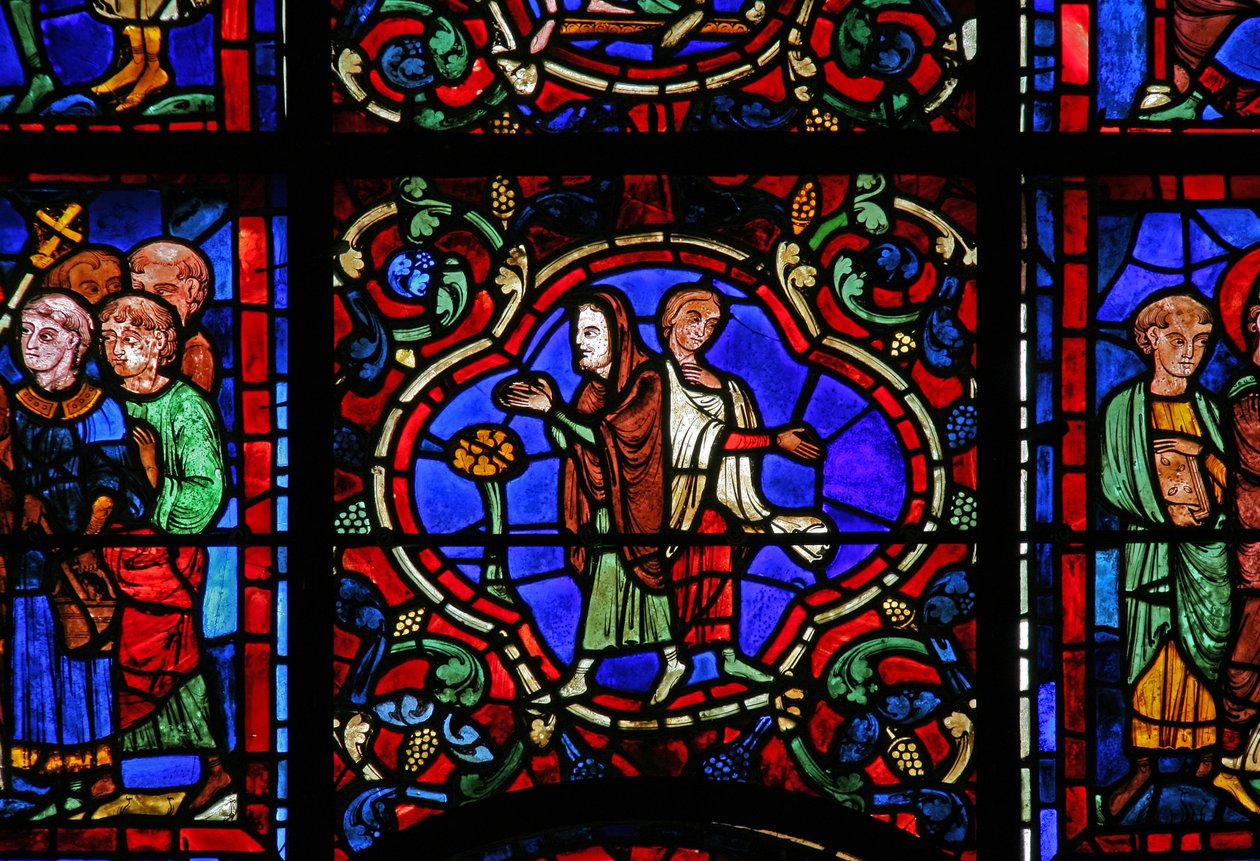 La fenêtre de Saint Martin : décorative - French School