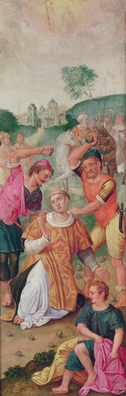 La Lapidation de Saint Étienne - French School